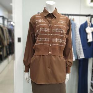 아니베에프 세이브존01 니트베스트옵션 투윈블라우스 A38WBL540