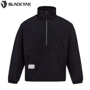 블랙야크 남성 가을 등산 아웃도어 긴팔 반집업 클라이밍 컴포트 아노락 자켓1 1BYSJFU004BK