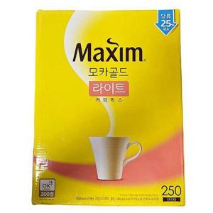 [맥심] 모카골드 라이트 커피믹스 250입 x 1개 a46667