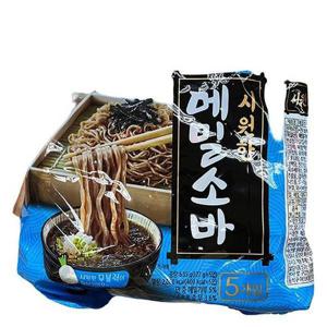 농심 메밀소바맛면 127g x 5 X 1개 81322