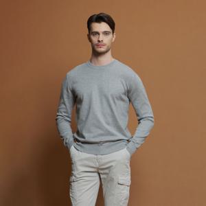 빠니깔레 비스코스 혼방 라운드 니트 M-QNIT51