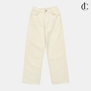 엘케이트 여성 긴바지 와이드 면바지 하이웨스트 통바지 크림팬츠 코튼팬츠 LNNP003