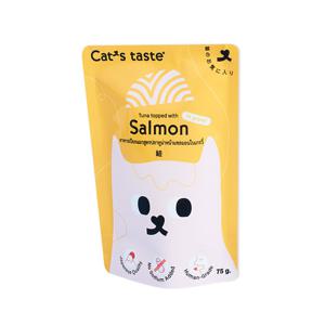 캣츠테이스트 고양이 습식 파우치 연어 그레이비 75g