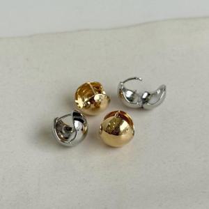 [엠던] 원터치 볼 미니 귀걸이 공 골드 볼드 이어링