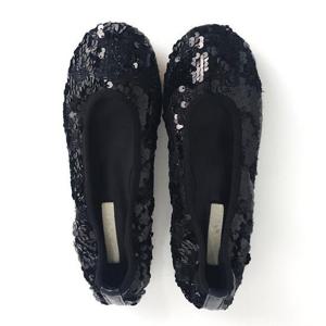 [디자이어로즈] 여성 봄 스팽글플랫 발편한 블링 플랫