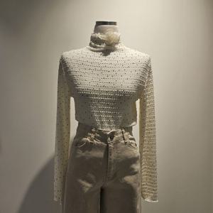 [나인스텝]잔땡 목폴라 티셔츠N25NT5308