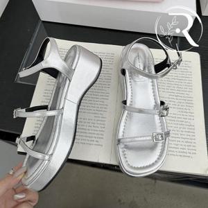 [디자이어로즈] 여름 통굽 시원한 여성샌들 5cm