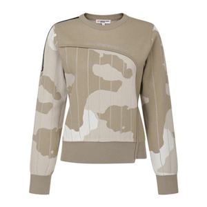 [마스터바니에디션] (421E3SR203) 여성 로고 핫픽스 카모 블록 니트