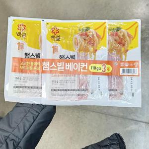 백설 햄스빌 베이컨 110g x 3개 402377