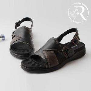 [디자이어로즈] 남자 직장인 키높이 가죽 사무실샌들