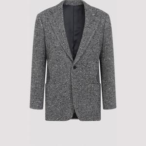 셀린느 헤링본 싱글 버튼 울 재킷 2V10N0441 97IR