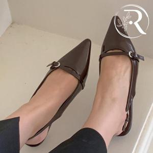 [디자이어로즈] 여자 직장인 정장샌들 슬링백샌들