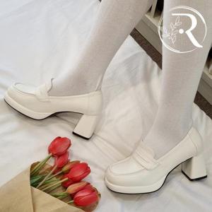 [디자이어로즈] 여성 캐주얼 로퍼 6.5cm 미들굽 구두