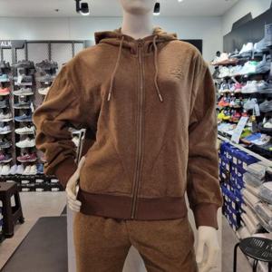 프로스펙스_SWN24W931BR_여성 기모테리 후드집업 자켓