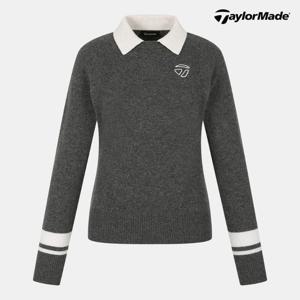 테일러메이드 25FW 여성 캐시미어 혼방 카라 니트 TWSYO7227-193