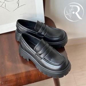 [디자이어로즈] 스퀘어토 소가죽 로퍼 6cm 캐주얼구두