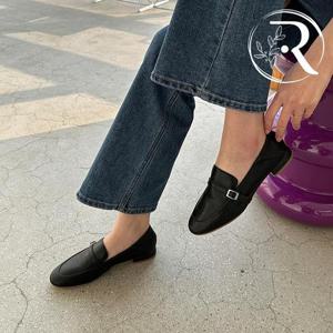 [디자이어로즈] 발편한 여성 소가죽로퍼 3cm 가을단화