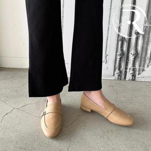 [디자이어로즈] 여성 베이지 로퍼 단화 3cm 캐주얼화