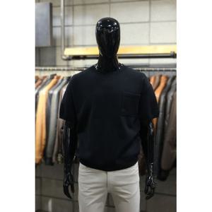 [빠니깔레]MARIO소프트터치 3COLOR 세미오버핏 크루넥포켓반팔니트 m-qnit53