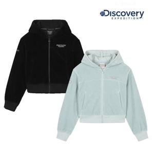 디스커버리키즈 DKTR55056 키즈 벨로아 골지 벨벳 후드 자켓 집업