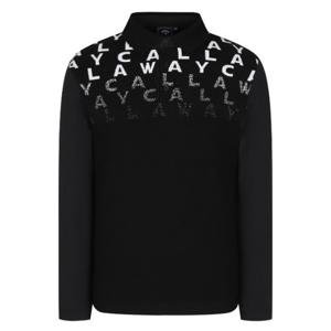 M 캘러웨이골프긴팔 PQC CMTY24W503_BK 남성 겨울 니트 MIX 티셔츠