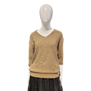 [페이지플린]스팽글 브이넥 7부소매 니트F5CKN005A