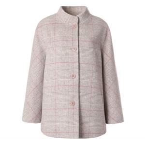 [벨리시앙]체크패턴 차이나카라 울자켓  JK2405