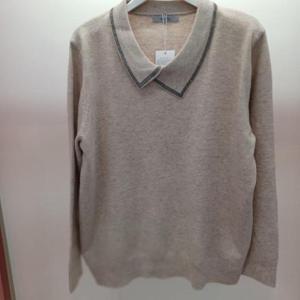 Destijl HC06 부드럽고 깔끔한 스톤카라 라운드 긴팔 무지 기본 니트티 D2533sw06B