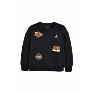 [나이키키즈] [조던 키즈] 조던바시티스플릿크루맨투맨 (주니어) (N254SW326P-BK)