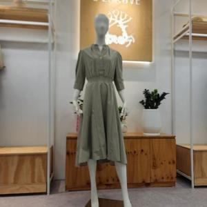 레코브 HC04 장식소매단추 원피스 LK61D5OP516