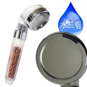 수드림 수압상승 게르마늄 파워샤워기헤드 중샤워헤드 수도용품 수전용품 수도 욕실용품 샤워헤드