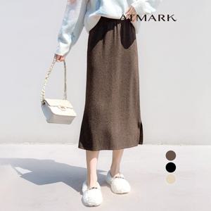 ATMARK 옆트임밴딩골지니트스커트_AA56SK017G