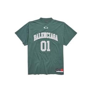 발렌시아가 반팔 티셔츠 850353 TTVG2 6399 GREEN