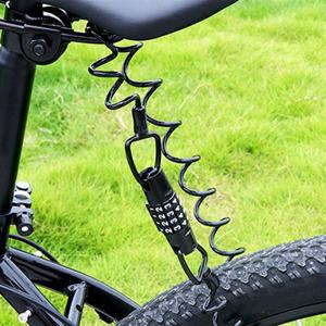 스프링 잠금 번호키 자전거자물쇠 헬멧도난방지 락 생활용품 가정용품 생필품