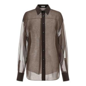 브루넬로 쿠치넬리 셔츠 MF940NB916C4222 Brown