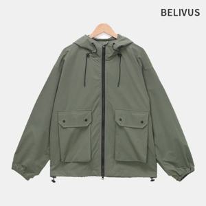 빌리버스 남성 바람막이 후드 생활방수 오버핏 점퍼 윈드브레이커 아우터 BYHT009
