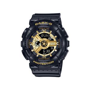 [BABY-G] BA-110X-1ADR 지샥 베이비지 빅페이스 흑금 골드 블랙 여성 전자시계
