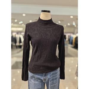 [비지트인뉴욕] 반폴라 주름 긴팔 니트 (VBALK67)