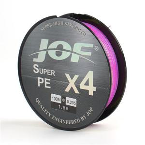 JOF 4합사 낚싯줄 1.5호(100m) 오색 PE합사 원투줄 생활용품 가정용품 생필품