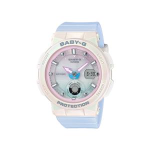 [BABY-G] BGA-250-7A3DR 지샥 베이비지 화이트 블루 여성 전자시계