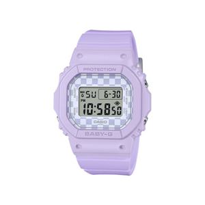 [BABY-G] BGD-565GS-6DR 지샥 베이비지 스퀘어 체커보드 연보라 여성 전자시계