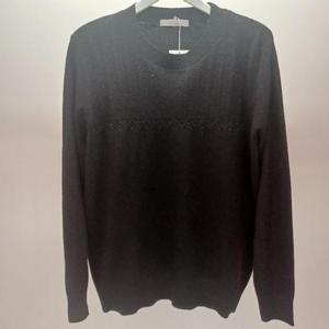 Latium HC06 부드럽고 기장좋은 비즈배색 깔끔한 라운드 긴팔 무지 니트티 T2541sw03B