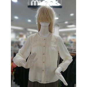 무자크 세이브존09 심플 슬림핏 블라우스 MP7WBL18