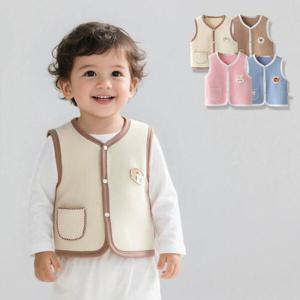 아트박스/엠케이 포슬패치 여아남아 극세사 수면조끼 205970