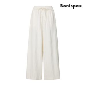 [보니스팍스(여성의류)]핀턱 와이드 밴딩 팬츠 XP9PT010M0