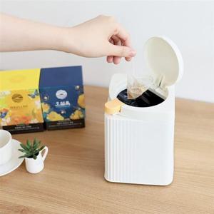 싱글라이프 화장대 데스크 원터치 미니멀 휴지통 2.5L 미니멀휴지통 화장대휴지통