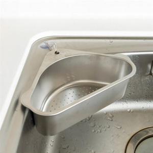 스텐 음식물 쓰레기통 씽크대 코너 잔반처리 바구니 음식물쓰레기통 코너음식물쓰레기통 주방음식물쓰레기통 주방코너쓰레기통
