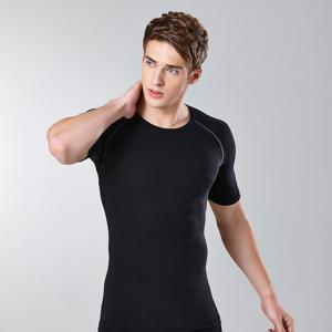 제임스딘 모달 스판 남자 반팔 발열 내의 내복 상의 JHMIX017