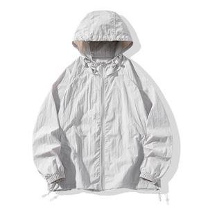 남녀공용 경량 바람막이 후드 집업 쿨링 자켓 데일리 점퍼 러닝 조깅  WI224J