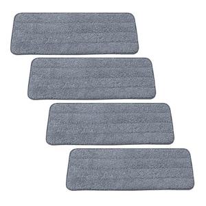 올리브엣 물청소용 극세사 걸레 4p (그레이) 밀대걸레 리필패드 리필용패드